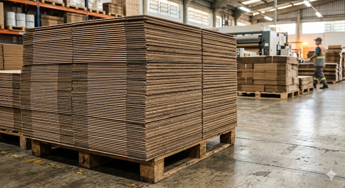 Fábrica de chapa de papelão em SP para empresas e indústrias